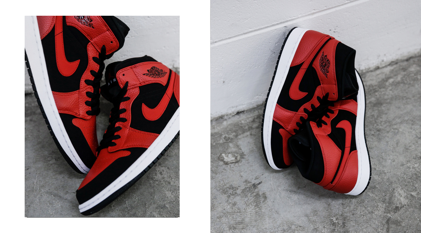 air jordan 1 mid gym red jd sports