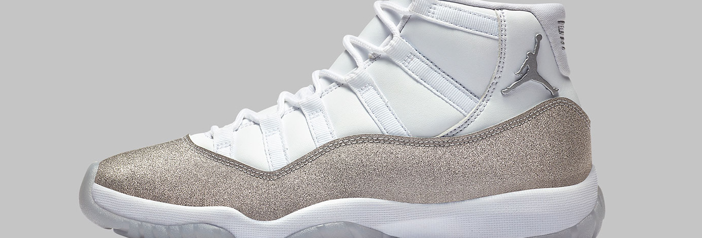 retro 11 womens metallic silver