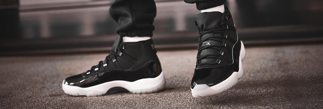 Jordan 11 best sale high black